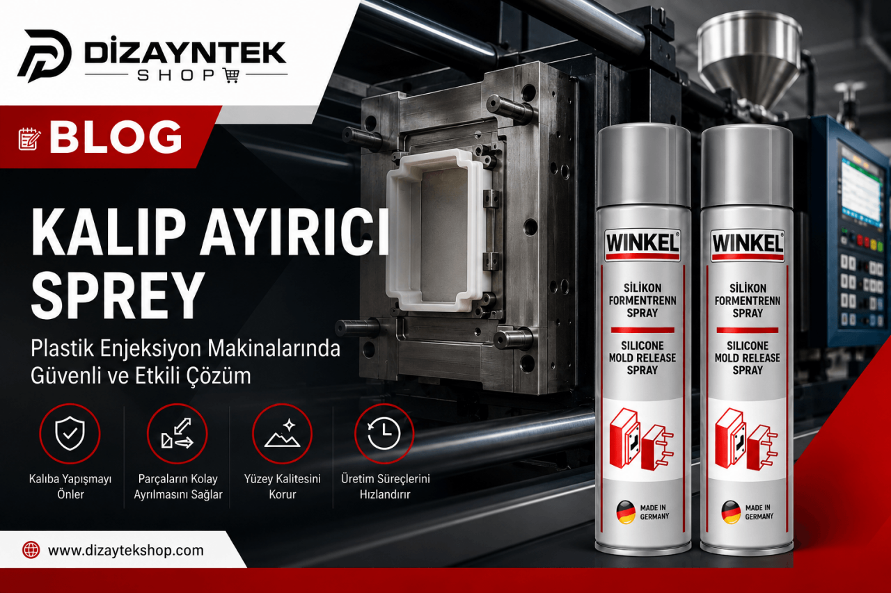 Winkel Silikonlu Kalıp Ayırıcı Sprey Nedir? Plastik Enjeksiyondaki Avantajları ve Kullanım Alanları