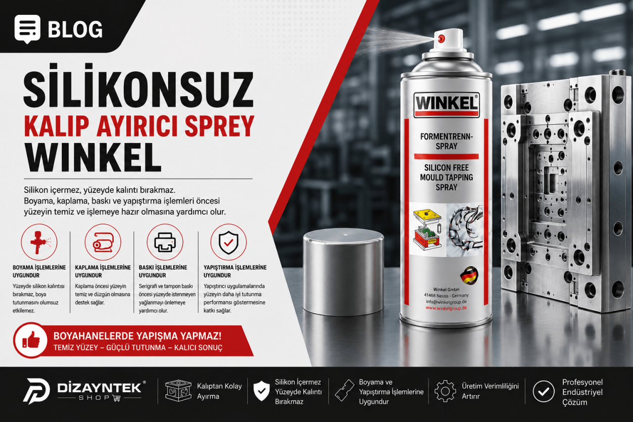  Winkel Silikonsuz Kalıp Ayırıcı Sprey Nedir? Plastik Enjeksiyon Üretiminde Doğru Tercihin Önemi