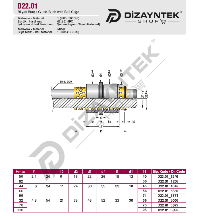 Bilyalı Burç Takım - D22-B