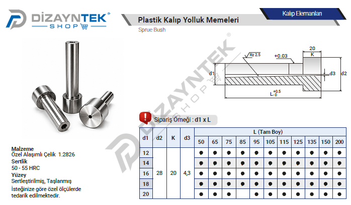 Plastik Enjeksiyon Kalıp Memesi