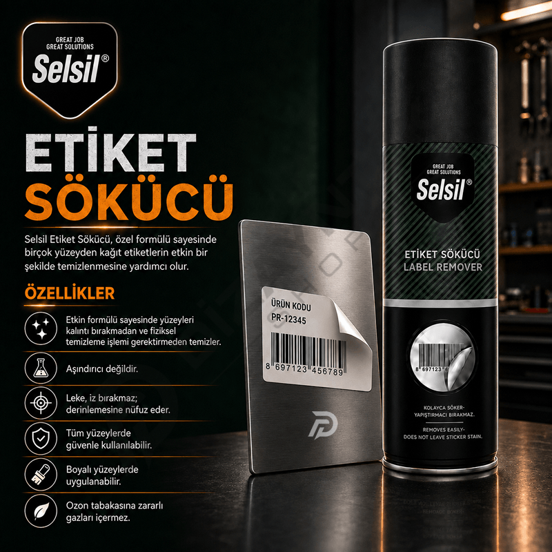 Etiket Sökücü Sprey 200ml - Selsil