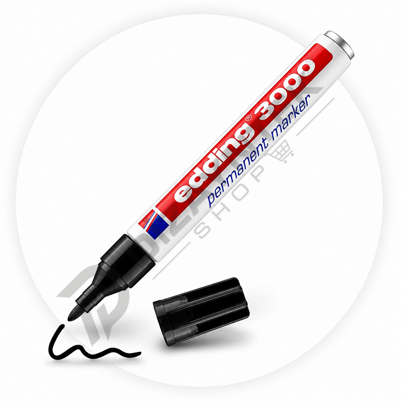 Edding 3000 Permanent Marker Kalem Siyah