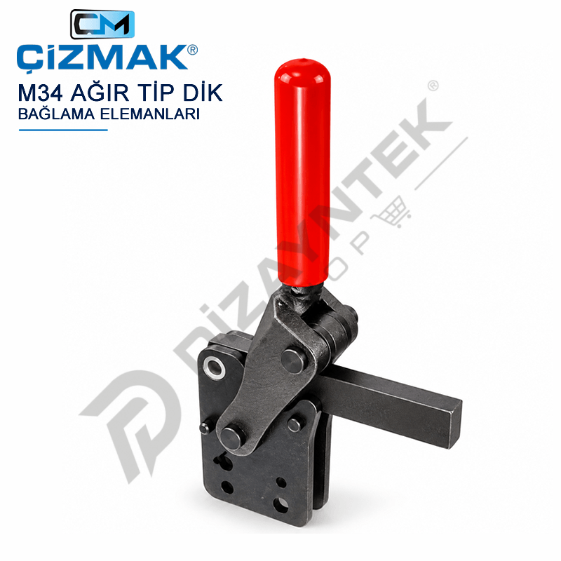 Ağır Tip Dik Bağlama Elemanı M34 - Çizmak