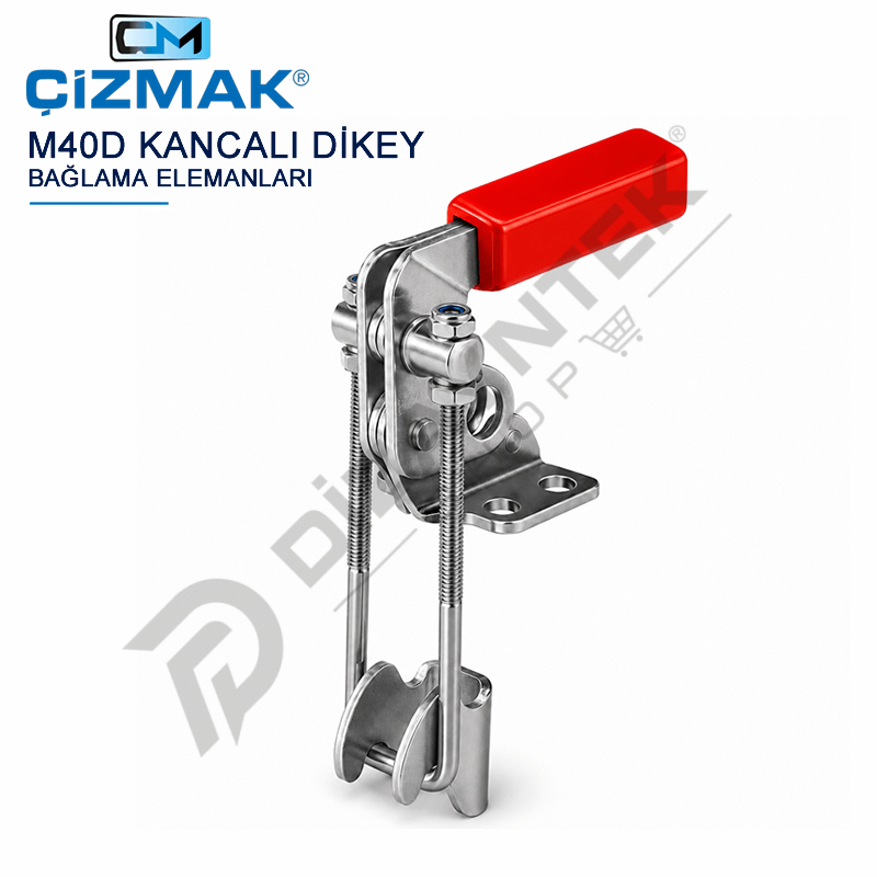 Kancalı Bağlama Elemanı - Dikey M40D - Çizmak