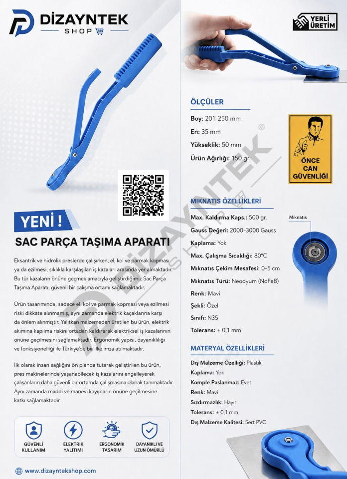 Sac Parça Taşıma Aparatı