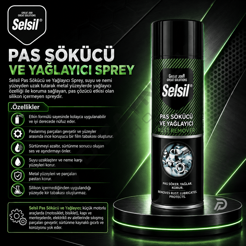 Pas Sökücü ve Yağlayıcı 400ml - Selsil