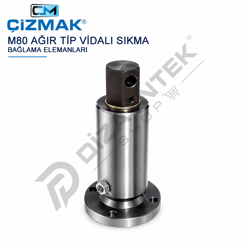 Ağır Tip Vidalı Sıkma Bağlama Elemanı M80 - Çizmak