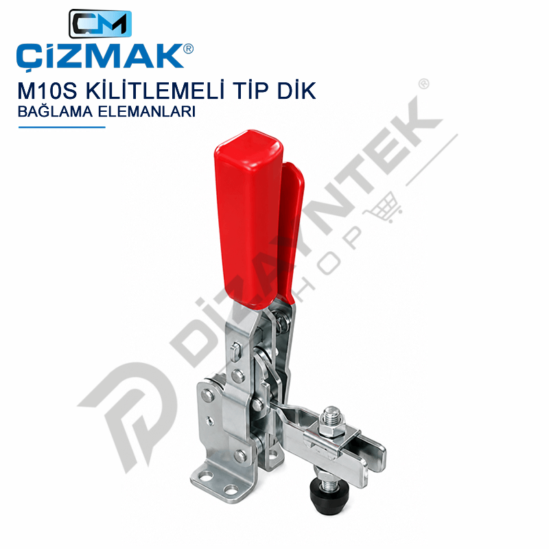 Kilitlemeli Tip Dik Bağlama Elemanı M10S - Çizmak