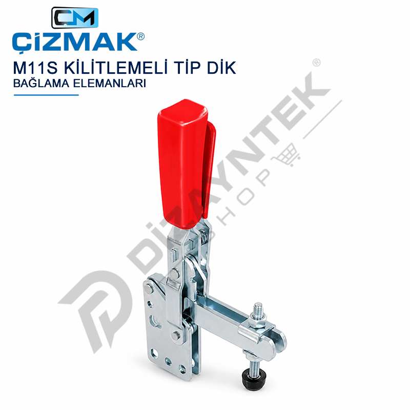 Kilitlemeli Tip Dik Bağlama Elemanı M11S - Çizmak