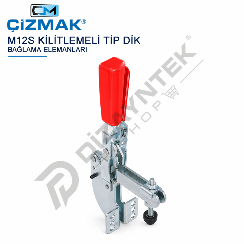 Kilitlemeli Tip Dik Bağlama Elemanı M12S - Çizmak