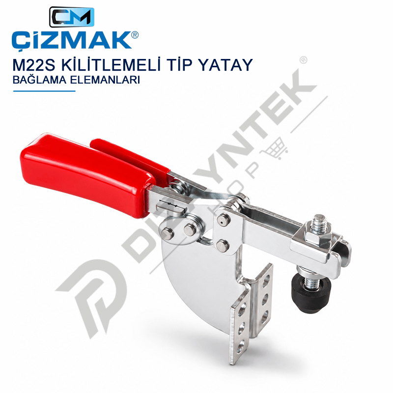 Kilitlemeli Tip Yatay Bağlama Elemanı M22S - Çizmak