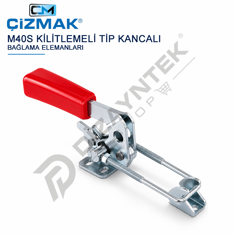 Kilitlemeli Tip Kancalı Bağlama Elemanı M40S - Çizmak