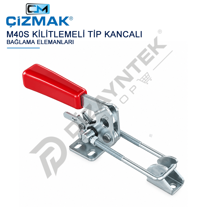Kilitlemeli Tip Kancalı Bağlama Elemanı M40S - Çizmak