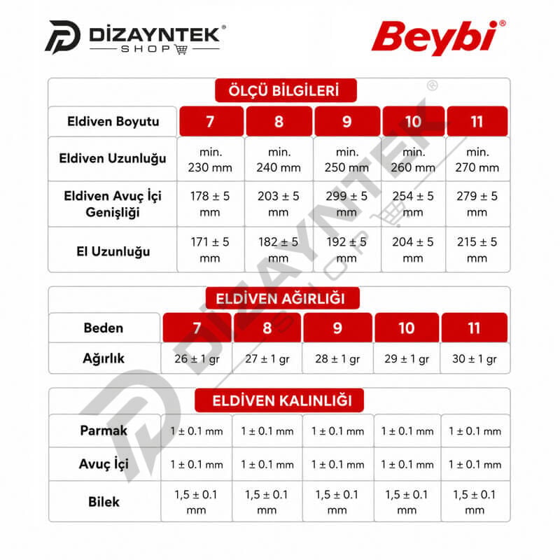NMF120 Mikro Köpük Nitril Kaplı Polyester Örgü Eldiven - Beybi