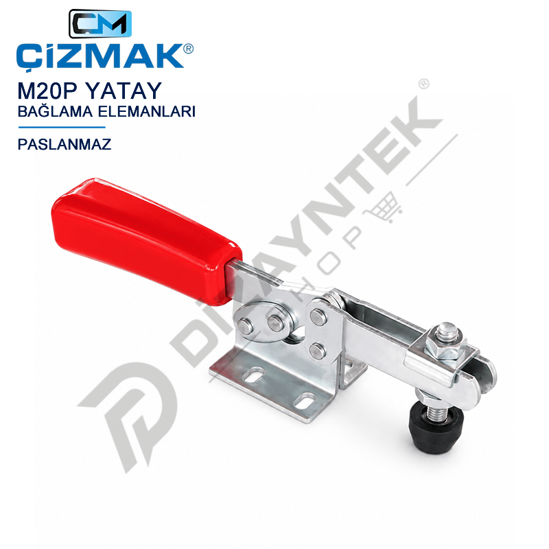 Paslanmaz Yatay Bağlama Elemanı M20P - Çizmak