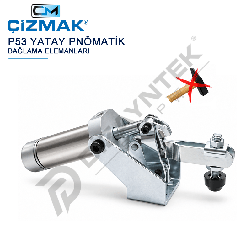 Yatay Pnömatik Bağlama Elemanı P53 - Çizmak