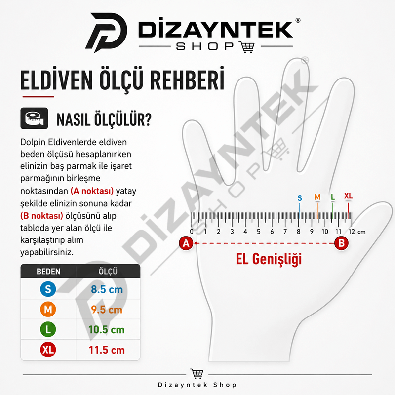 Nitril Eldiven Pudrasız Ekstra Kalın - Dolphin