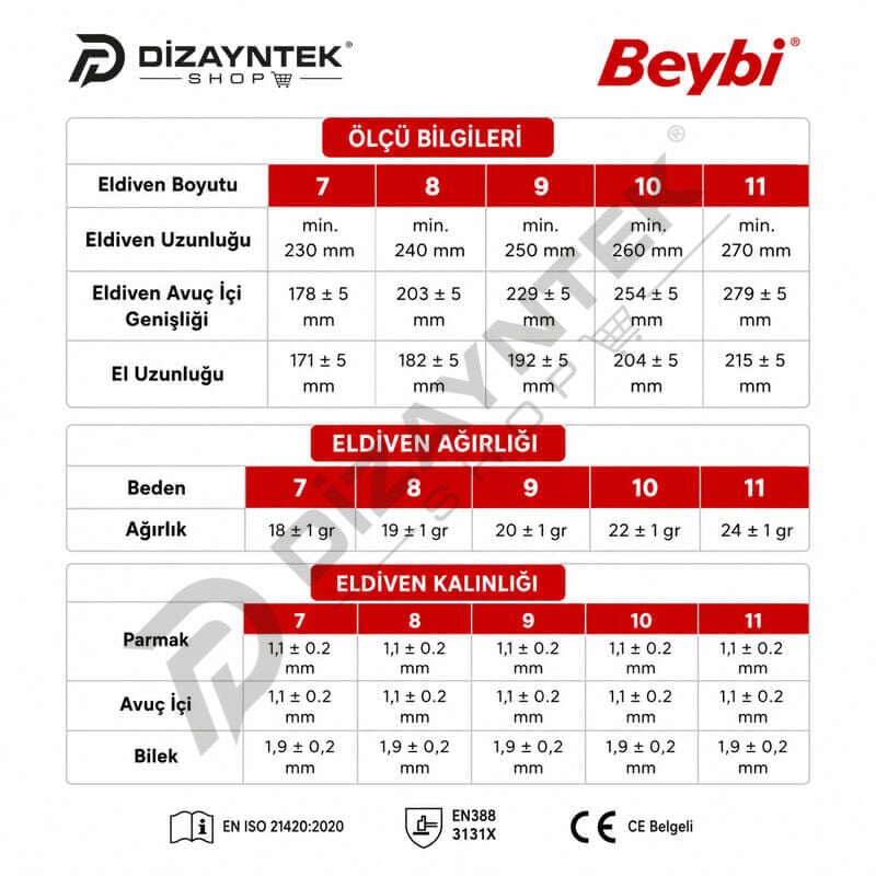 PN7 Nitril Eldiven - Beybi
