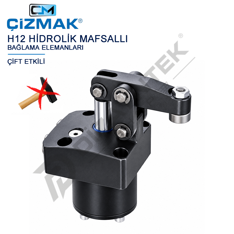 Hidrolik Mafsallı Bağlama Elemanı H12 - Çizmak