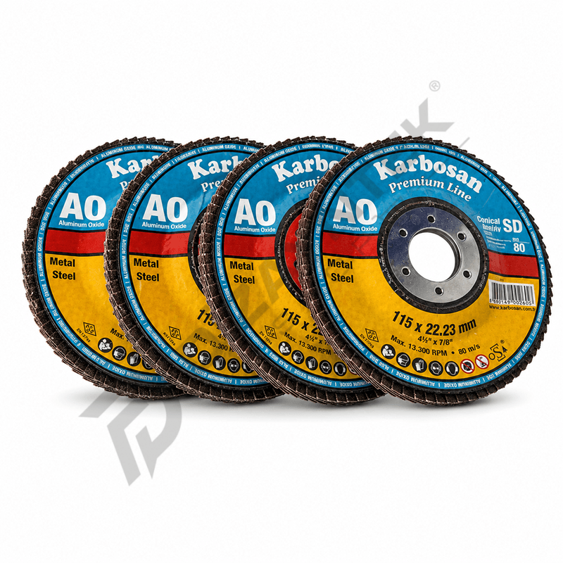 Flap Disk Zımpara 115x22,23mm - Karbosan