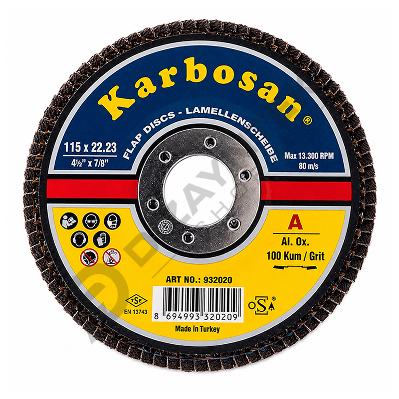 Flap Disk Zımpara 115x22,23mm - Karbosan 100