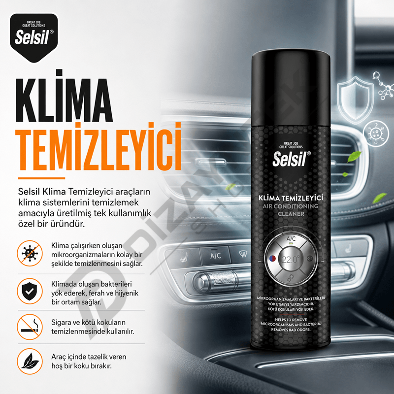 Klima Temizleyici 150ml - Selsil