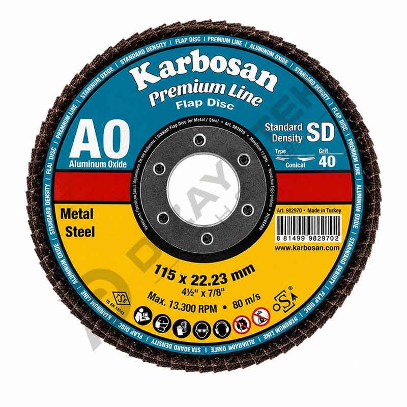 Flap Disk Zımpara 115x22,23mm - Karbosan 40