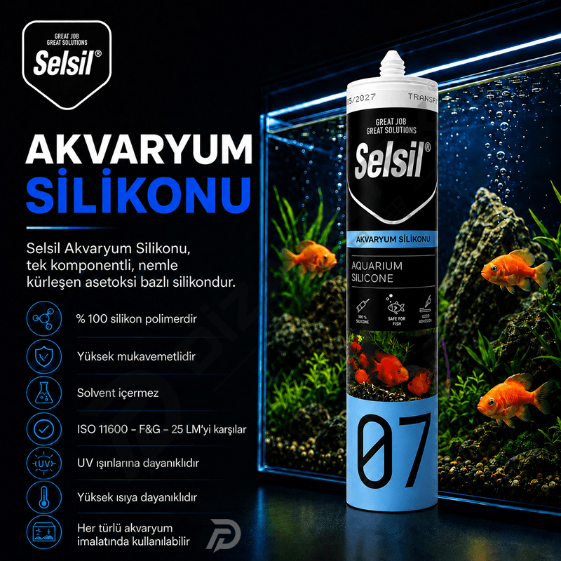 Akvaryum Silikonu - Selsil