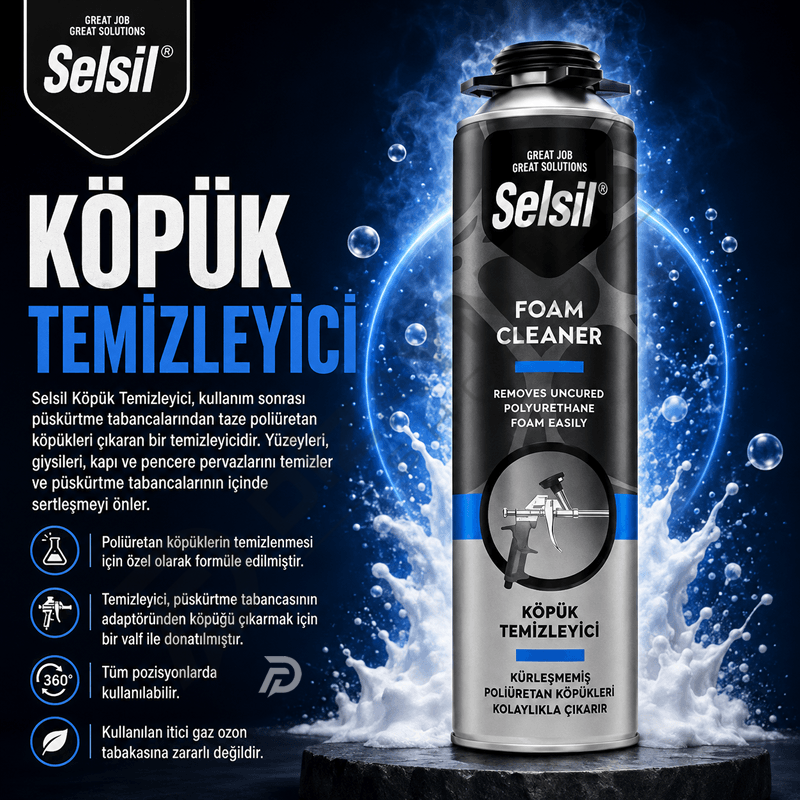 Köpük Temizleyici 500ml - Selsil