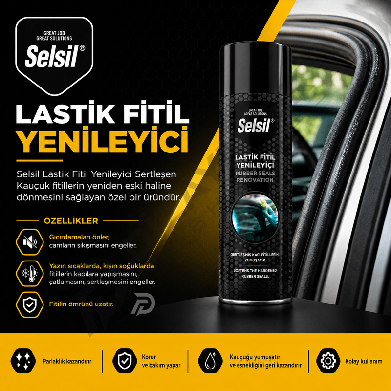Lastik Fitil Yenileyici 200ml - Selsil