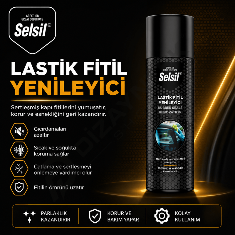 Lastik Fitil Yenileyici 200ml - Selsil