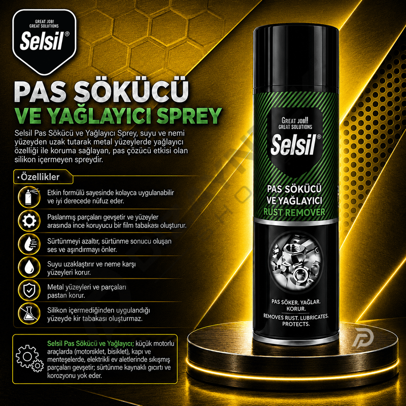 Pas Sökücü ve Yağlayıcı 200ml - Selsil