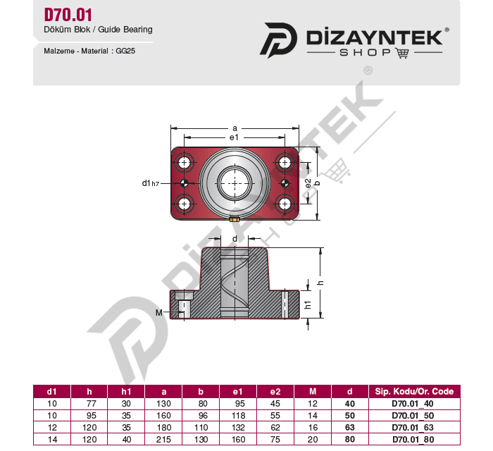Döküm Blok - D70.01