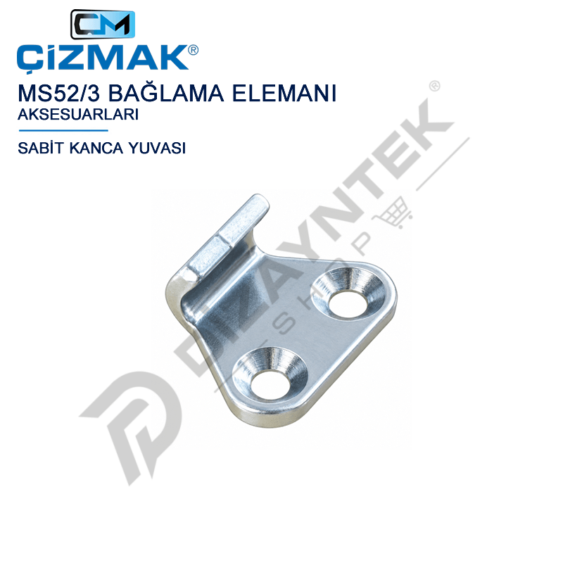 Sabit Kanca Yuvası MS52/3 - Çizmak