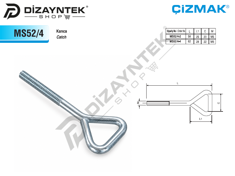 Kanca MS52/4 - Çizmak