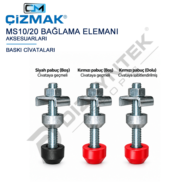 Baskı Civatası MS10/20 -Çizmak