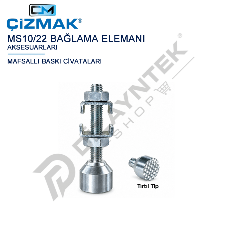 Mafsallı Baskı Civatası MS10/22 - Çizmak