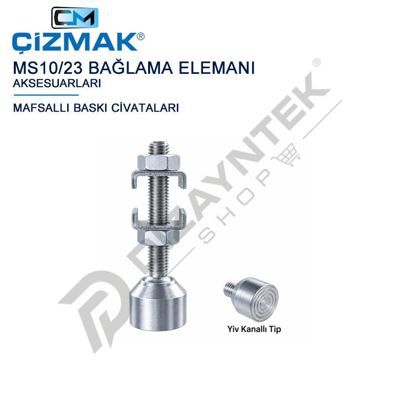 Mafsallı Baskı Civatası MS10/23 - Çizmak
