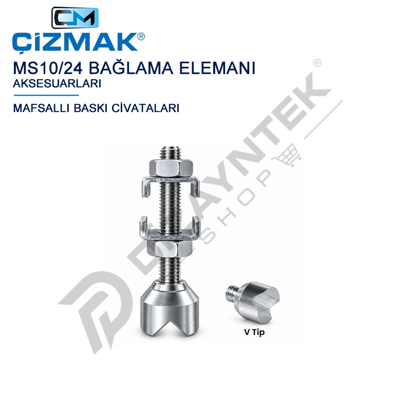 Mafsallı Baskı Civatası MS10/24 - Çizmak