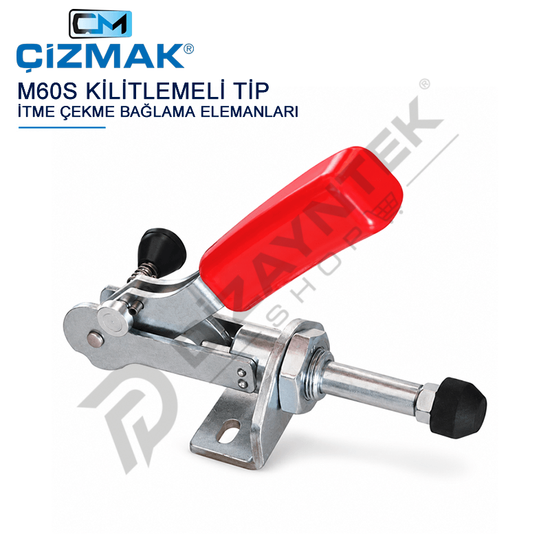 Kilitlemeli Tip İtme ve Çekme Bağlama Elemanı M60S/3 - Çizmak