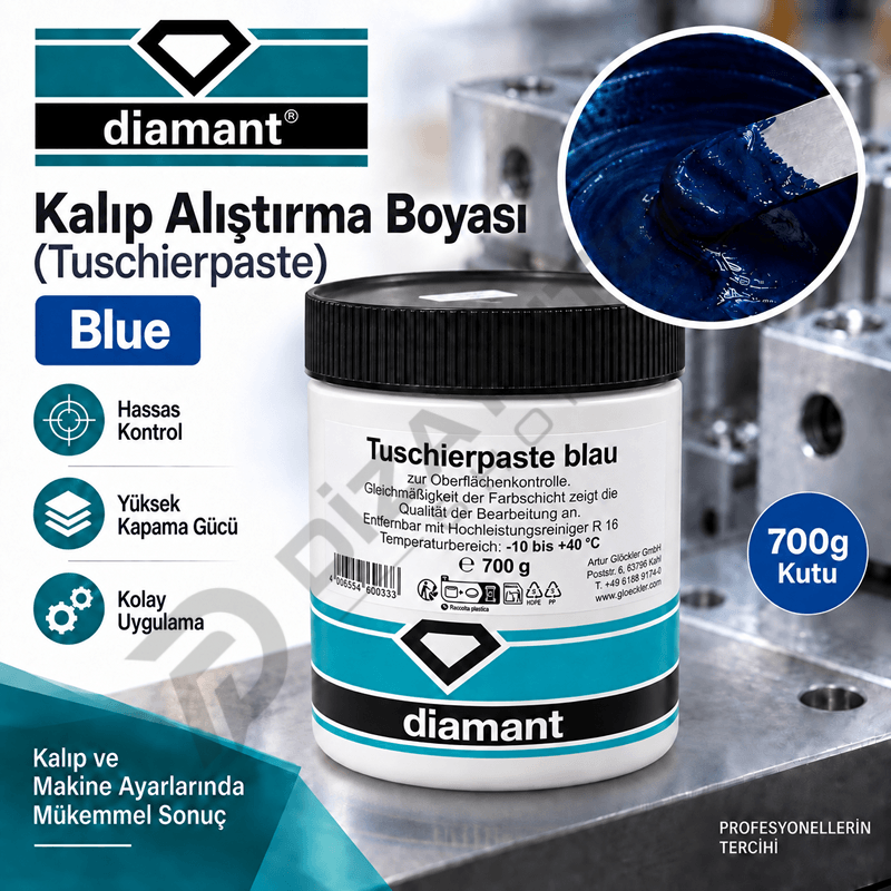 Kalıp Alıştırma Boyası Mavi 700 Gr - Diamant