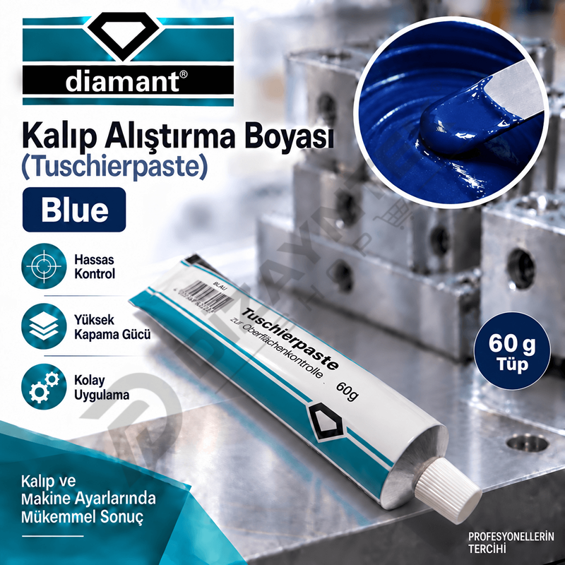 Kalıp Alıştırma Boyası Mavi 60 Gr - Diamant