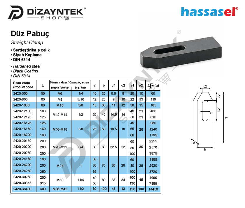 2420 Düz Pabuç - Hassasel