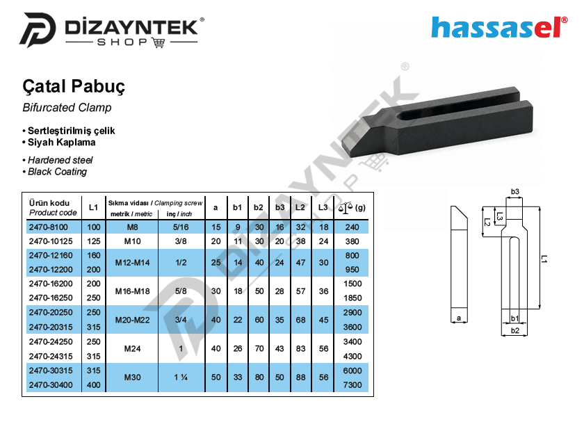 2470 Çatal Pabuç - Hassasel