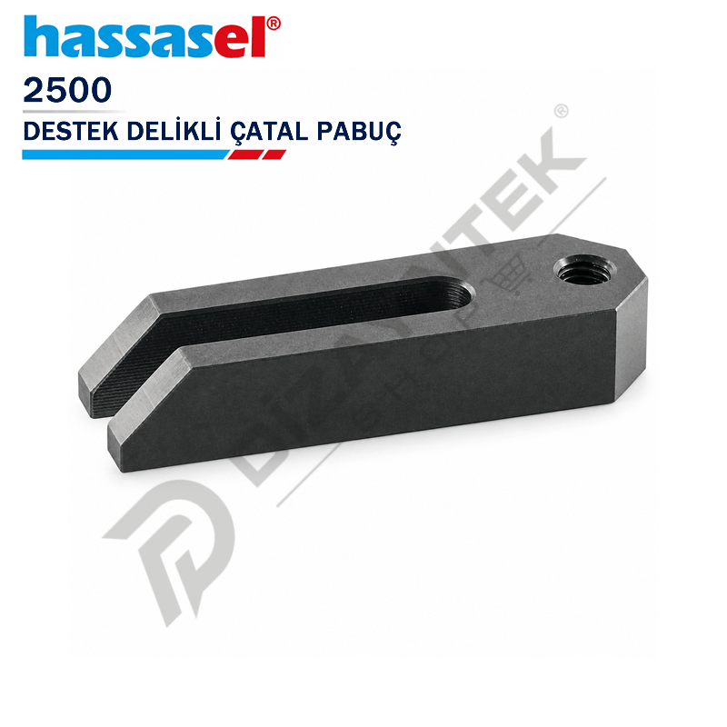 2500 Destek Delikli Çatal Pabuç - Hassasel