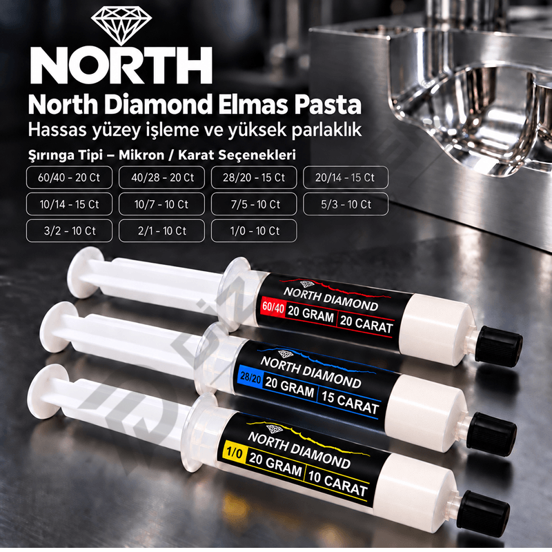 Elmas Pasta Şırınga 20gr - NORTH