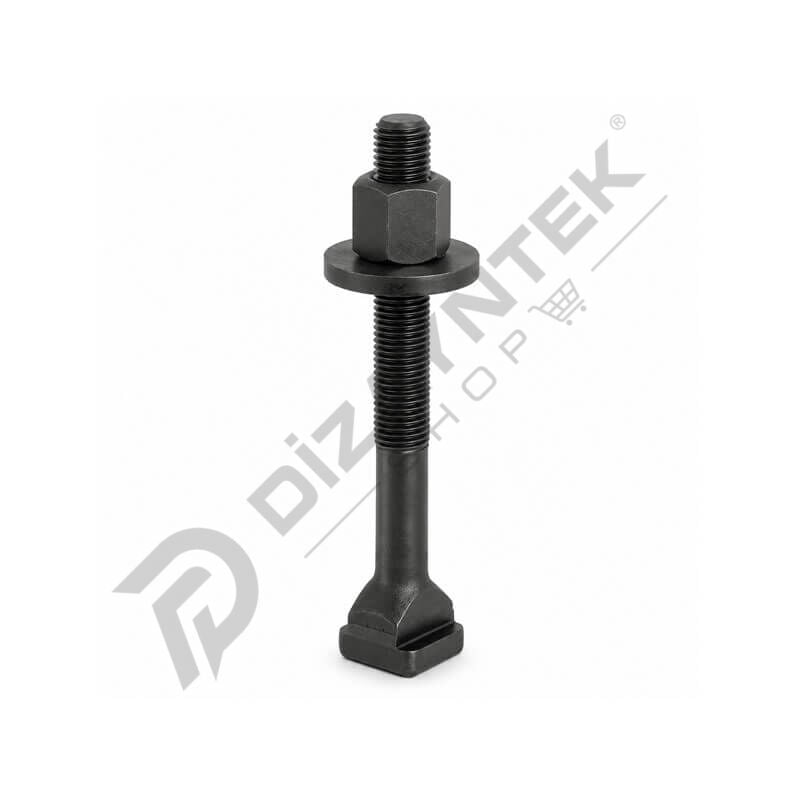 2730 Somunlu Pullu T-Ayaklı Saplama - Hassasel m30x36 - 250