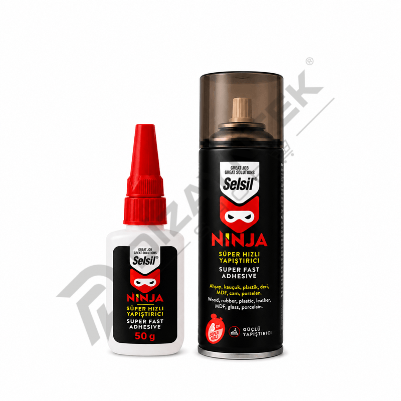 Ninja Süper Hızlı Yapıştırıcı Seti 200ml - Selsil