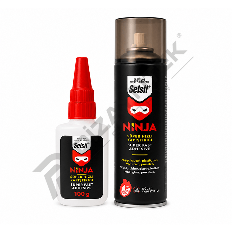 Ninja Süper Hızlı Yapıştırıcı Seti 400ml - Selsil