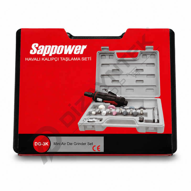 Havalı Kalıpçı Taşlama Seti DG-3K - Sappower